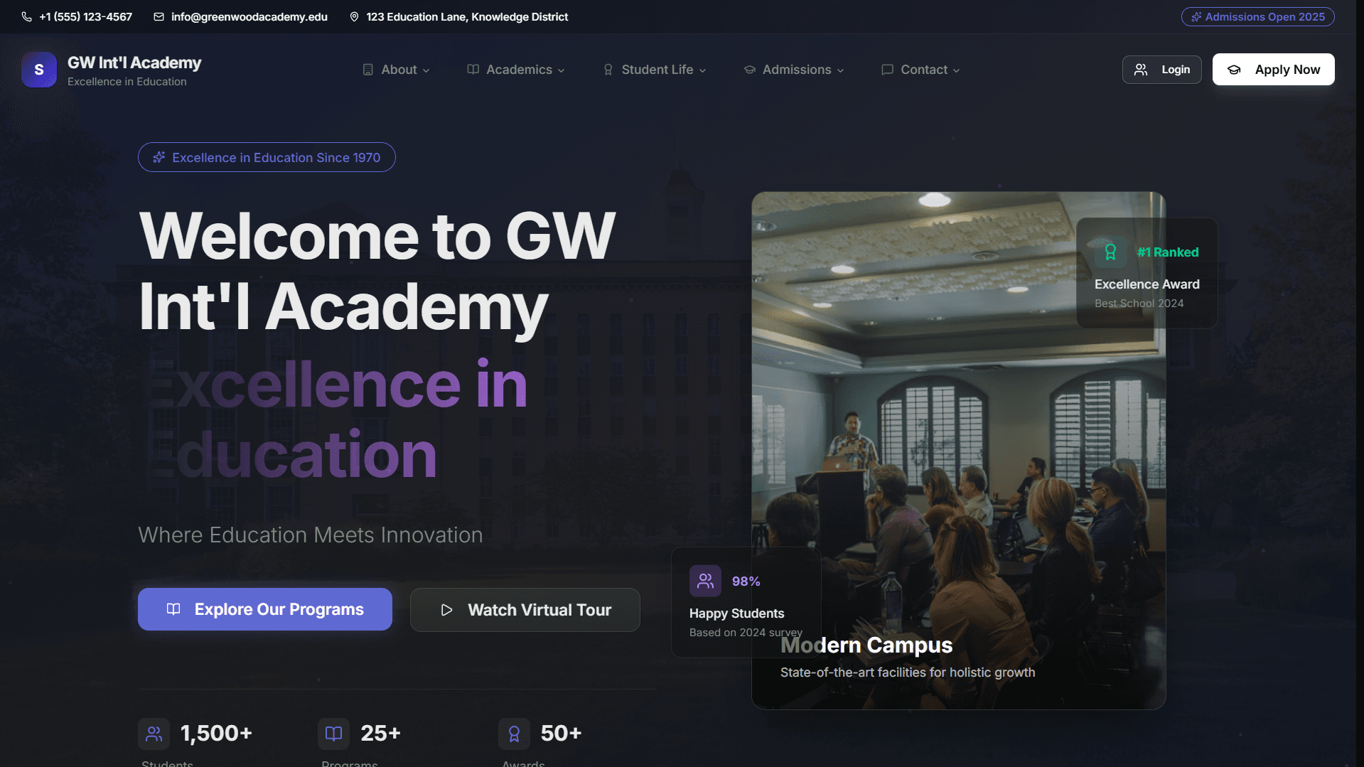 SMS-Nest landing page screenshot